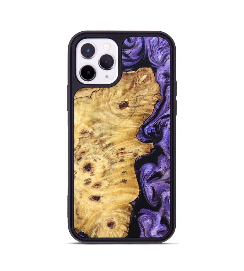 iPhone 11 Pro Wood Phone Case - Karson (Purple, 824558)