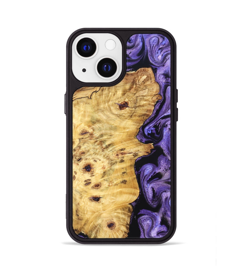 iPhone 13 Wood Phone Case - Karson (Purple, 824558)