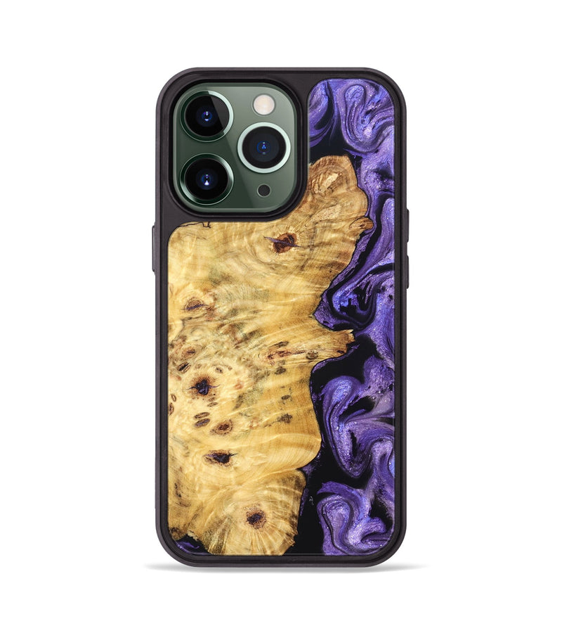 iPhone 13 Pro Wood Phone Case - Karson (Purple, 824558)