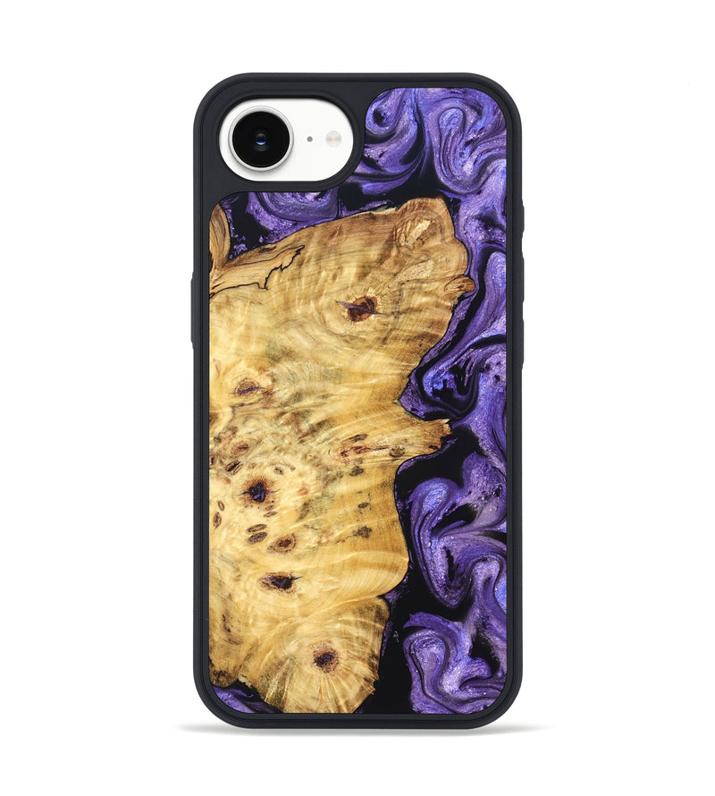 iPhone 16e Wood Phone Case - Karson (Purple, 824558)