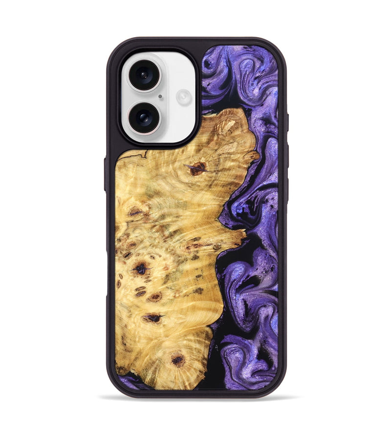 iPhone 17 Wood Phone Case - Karson (Purple, 824558)