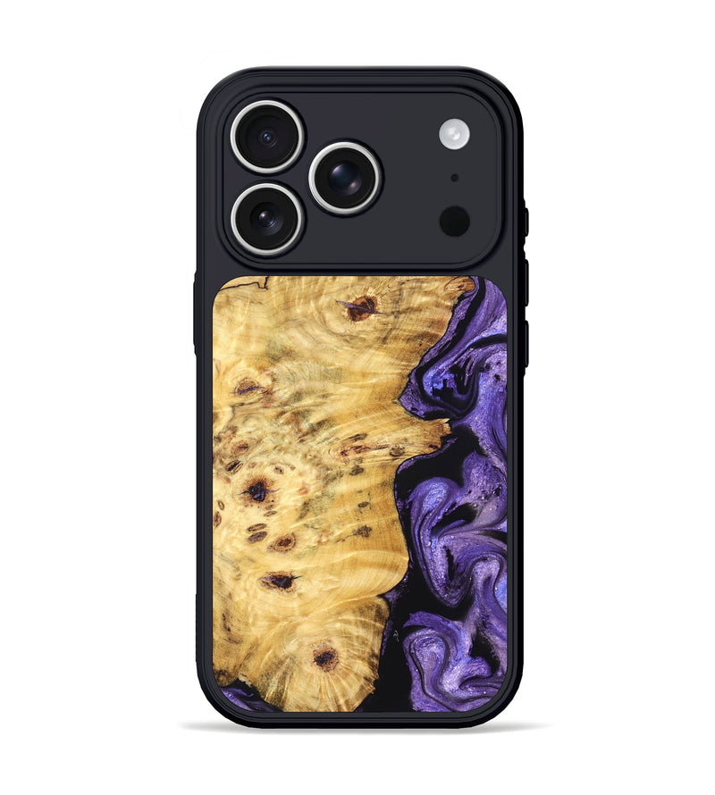 iPhone 17 Pro Wood Phone Case - Karson (Purple, 824558)