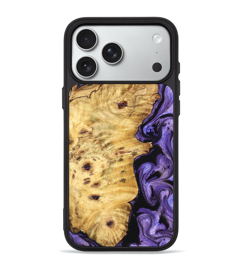 iPhone 18 Pro Max Wood Phone Case - Karson (Purple, 824558)