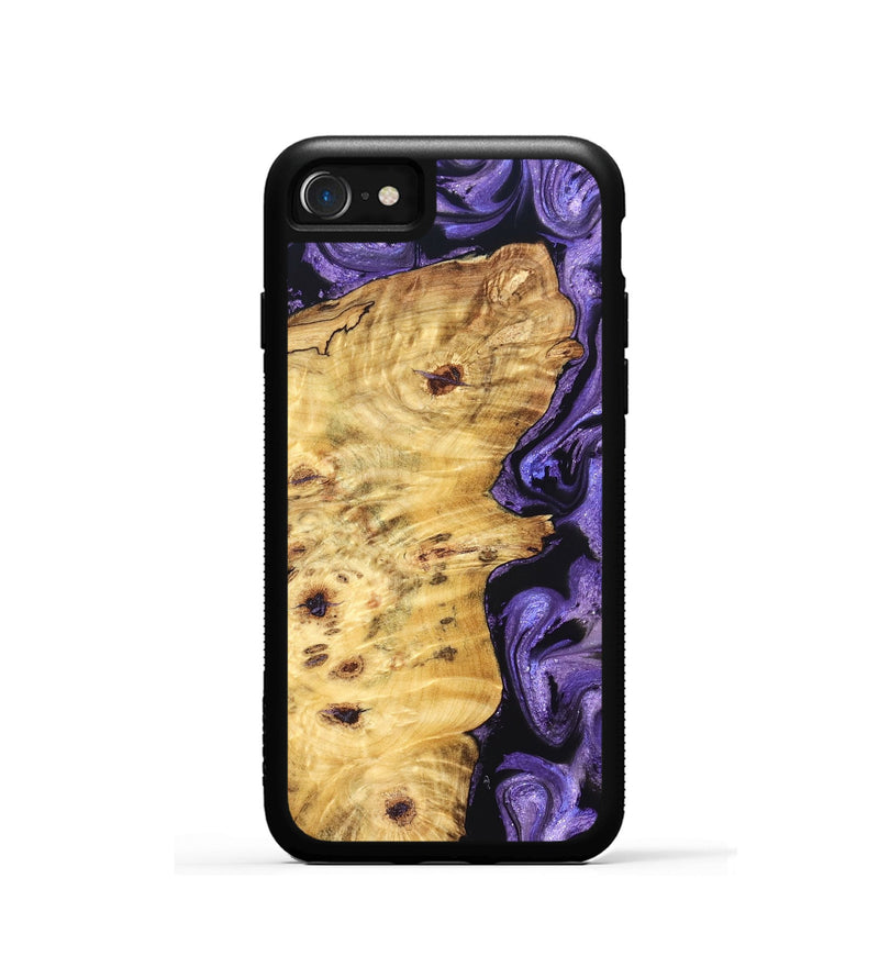iPhone SE Wood Phone Case - Karson (Purple, 824558)