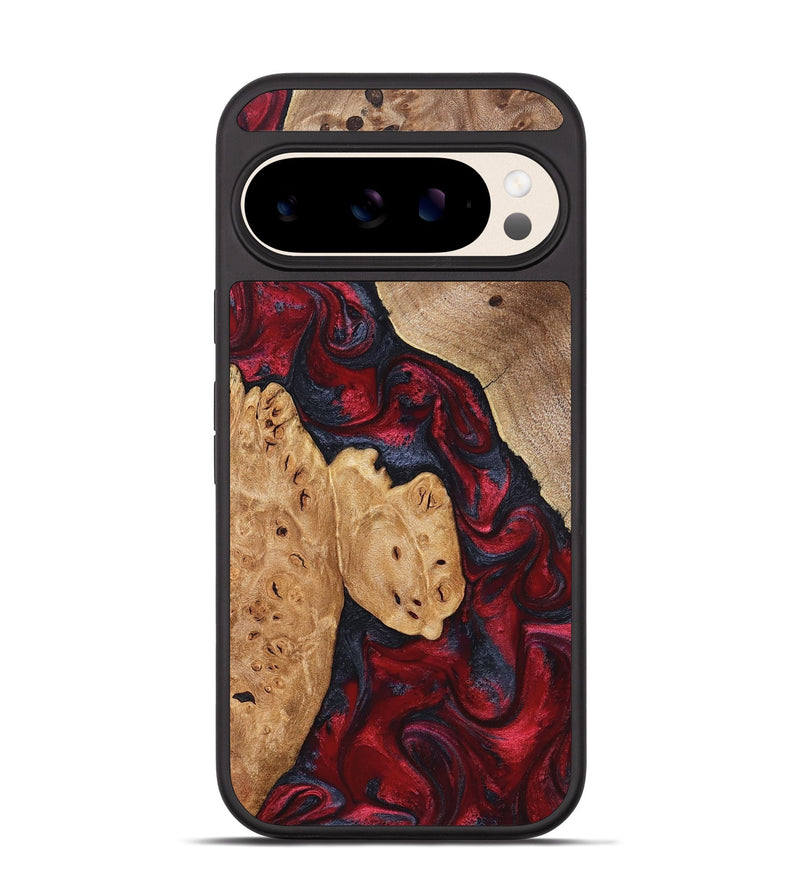 Pixel 10 Wood Phone Case - Jalisa (Red, 824560)