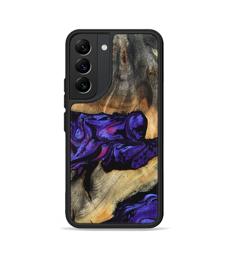 Galaxy S22 Wood Phone Case - Verner (Purple, 824562)
