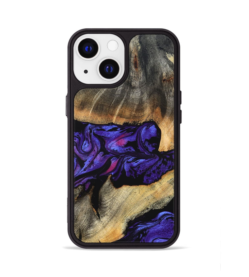 iPhone 13 Wood Phone Case - Verner (Purple, 824562)