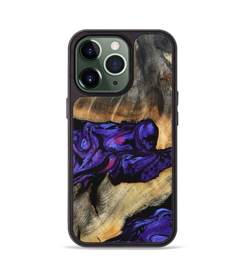 iPhone 13 Pro Wood Phone Case - Verner (Purple, 824562)
