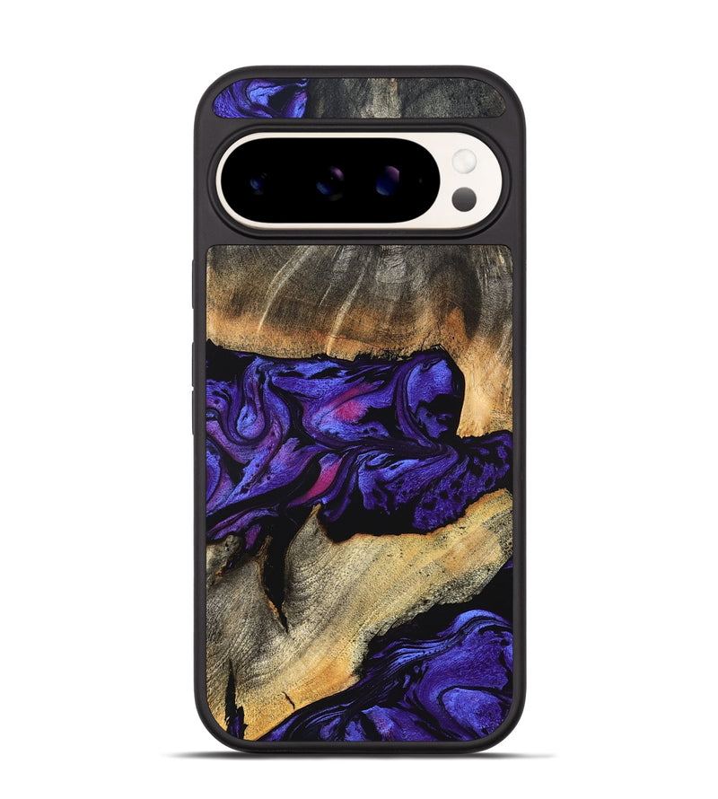Pixel 9 Wood Phone Case - Verner (Purple, 824562)