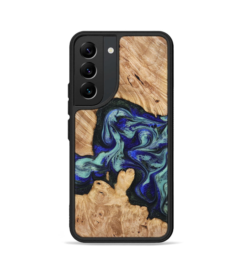 Galaxy S22 Wood Phone Case - Lorena (Green, 824580)