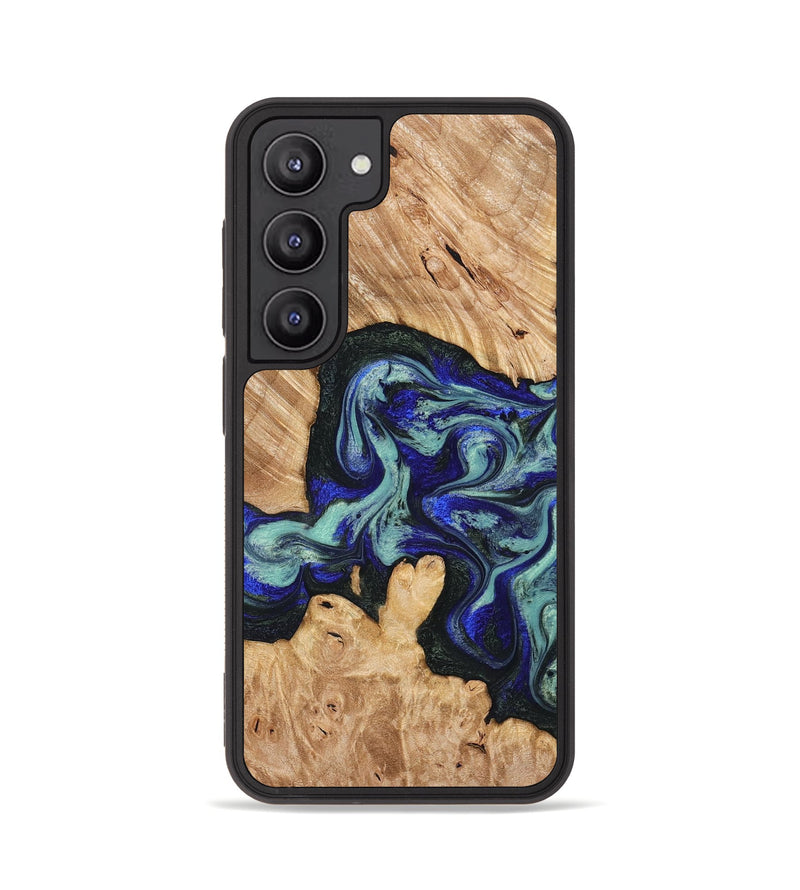 Galaxy S23 Wood Phone Case - Lorena (Green, 824580)