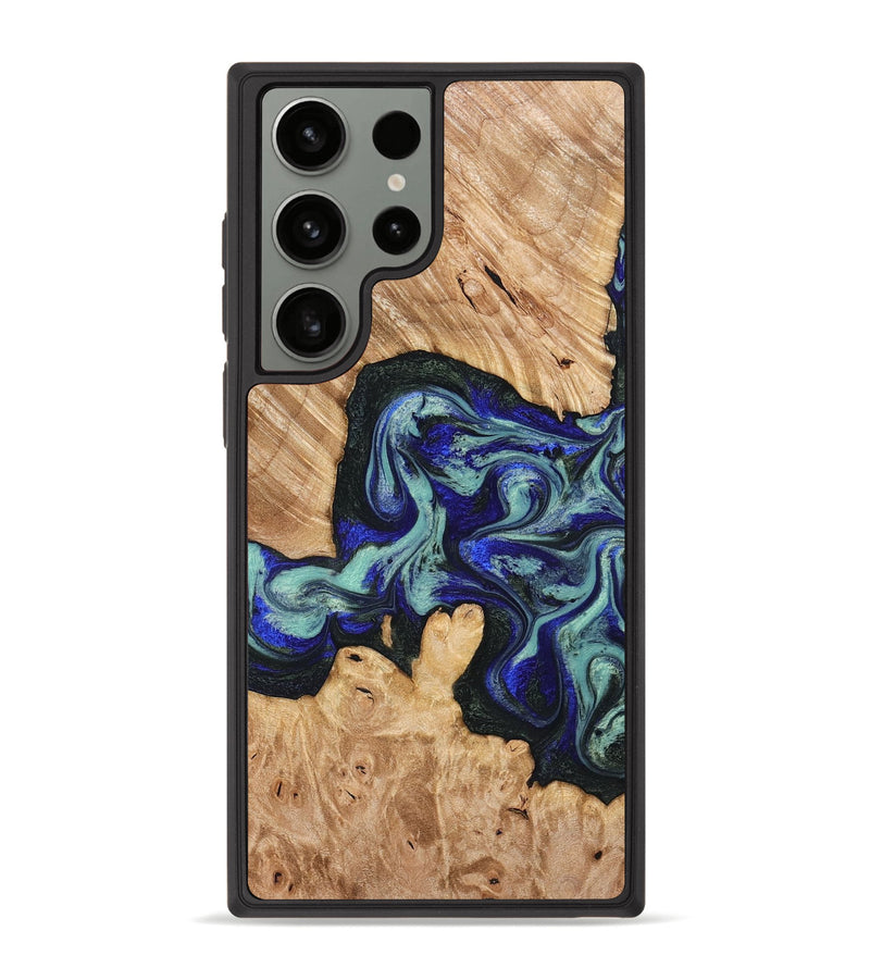 Galaxy S23 Ultra Wood Phone Case - Lorena (Green, 824580)