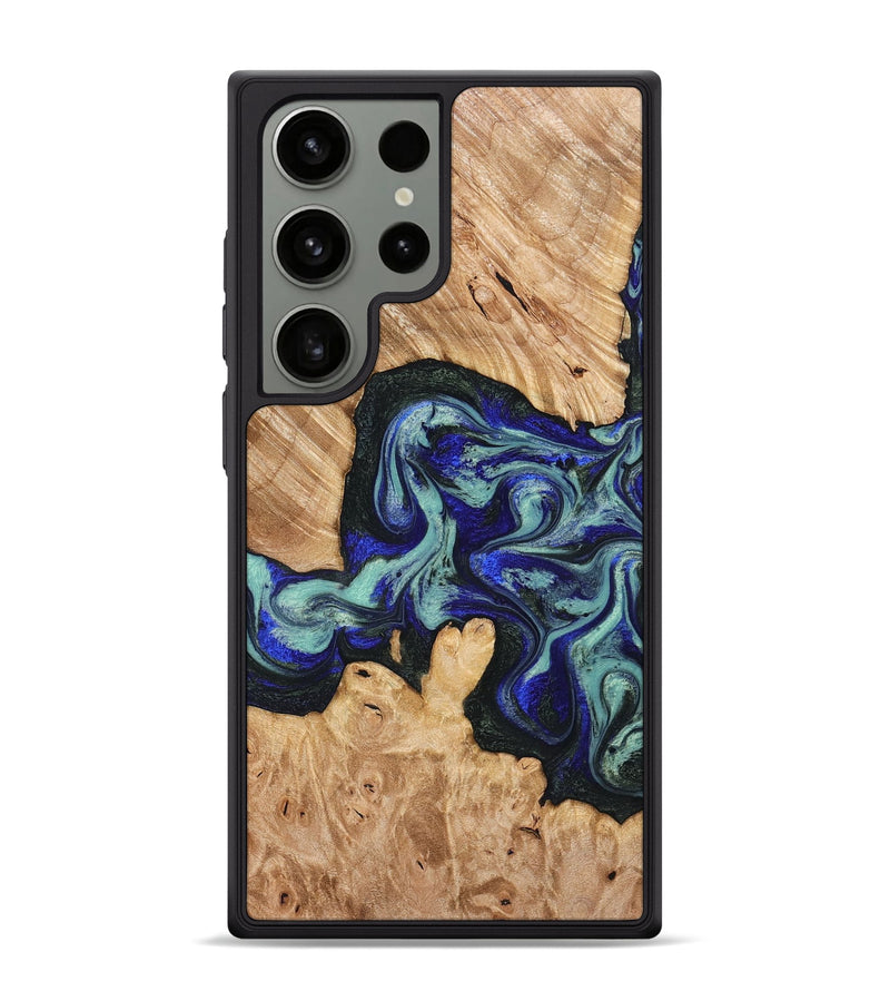 Galaxy S24 Ultra Wood Phone Case - Lorena (Green, 824580)