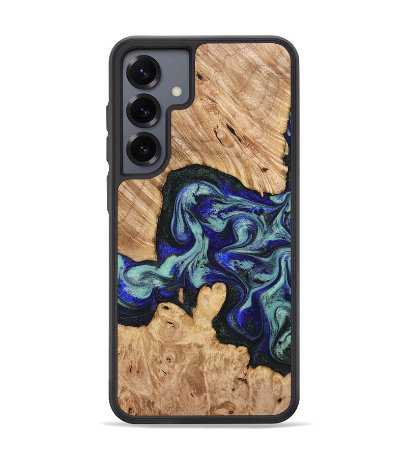 Galaxy S25 Plus Wood Phone Case - Lorena (Green, 824580)