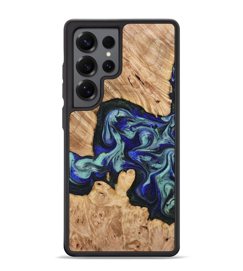 Galaxy S25 Ultra Wood Phone Case - Lorena (Green, 824580)