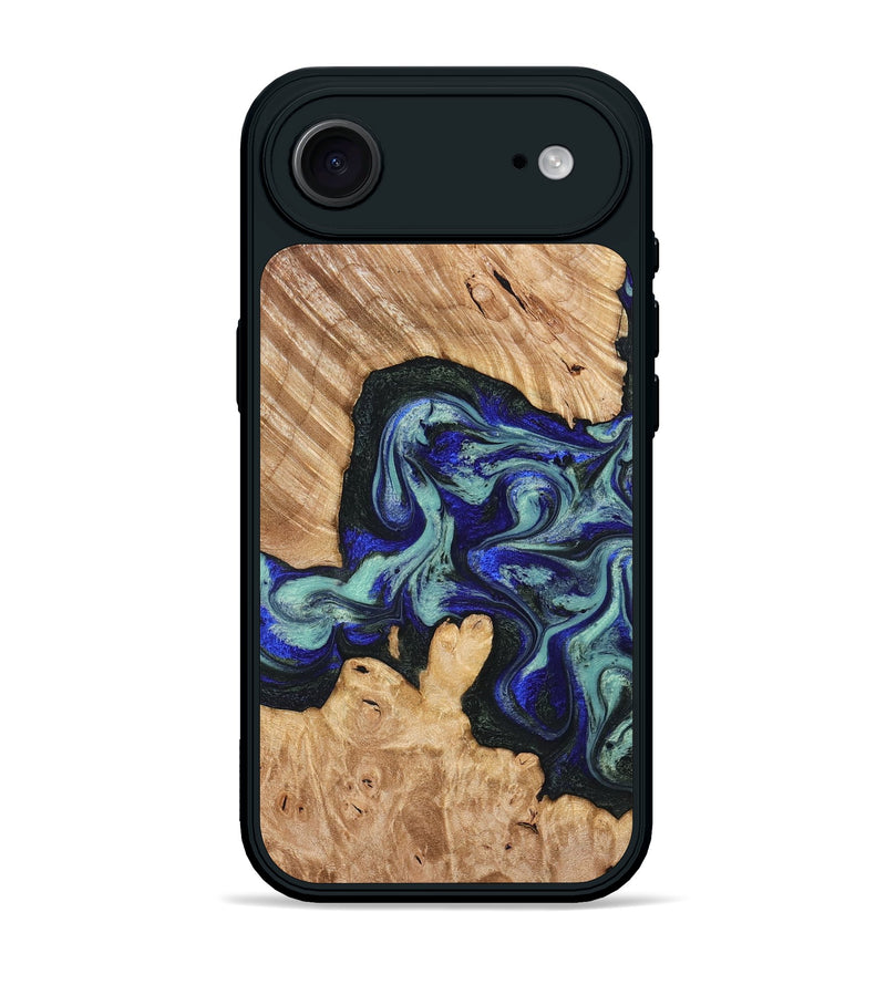 iPhone 17 Air Wood Phone Case - Lorena (Green, 824580)