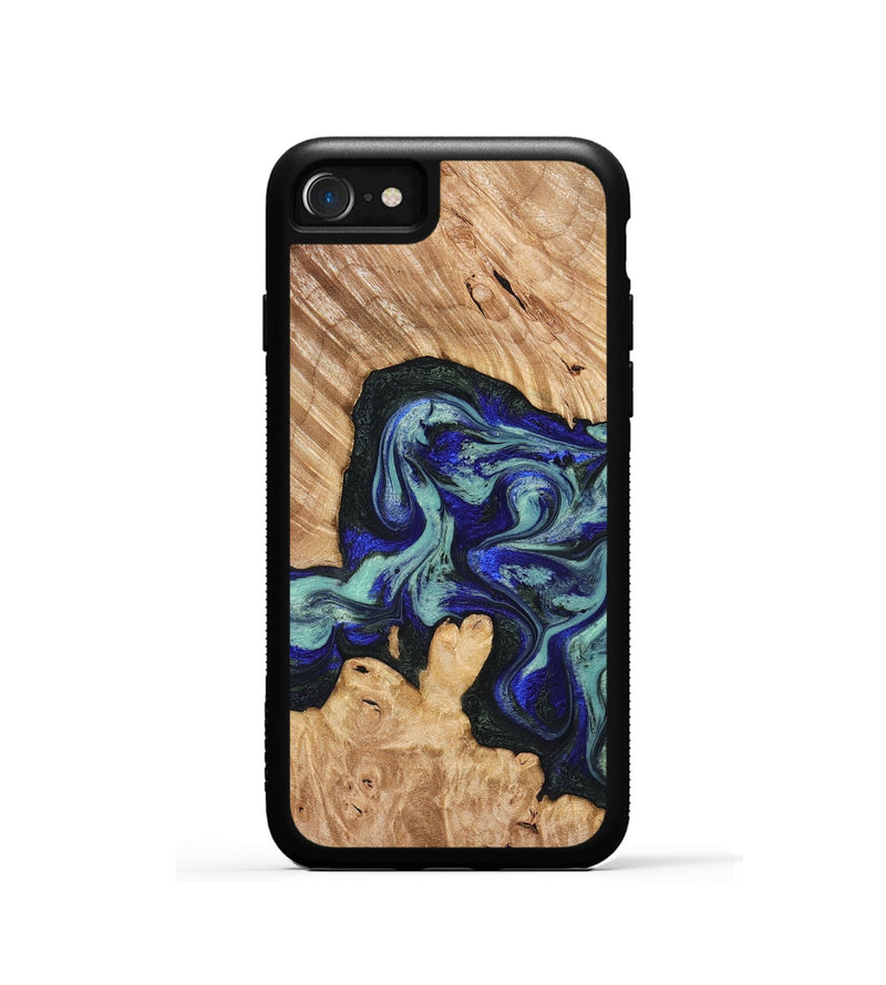 iPhone SE Wood Phone Case - Lorena (Green, 824580)