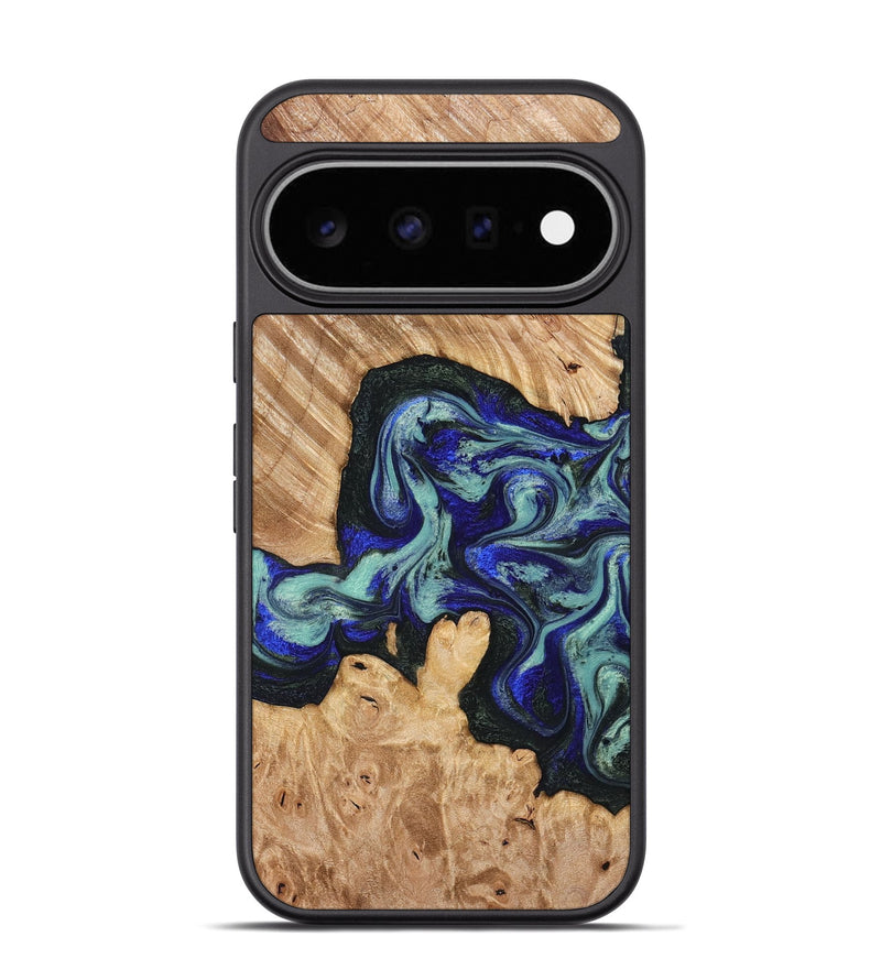 Pixel 11 Pro Wood Phone Case - Lorena (Green, 824580)