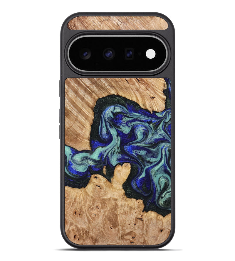 Pixel 11 Pro XL Wood Phone Case - Lorena (Green, 824580)