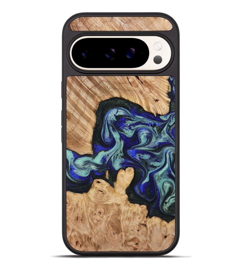 Pixel 9 Pro XL Wood Phone Case - Lorena (Green, 824580)