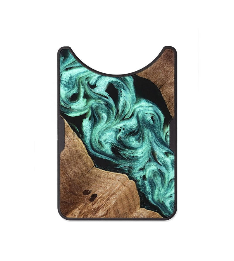 Alloy Wood Wallet - Madge (Green, 824581)