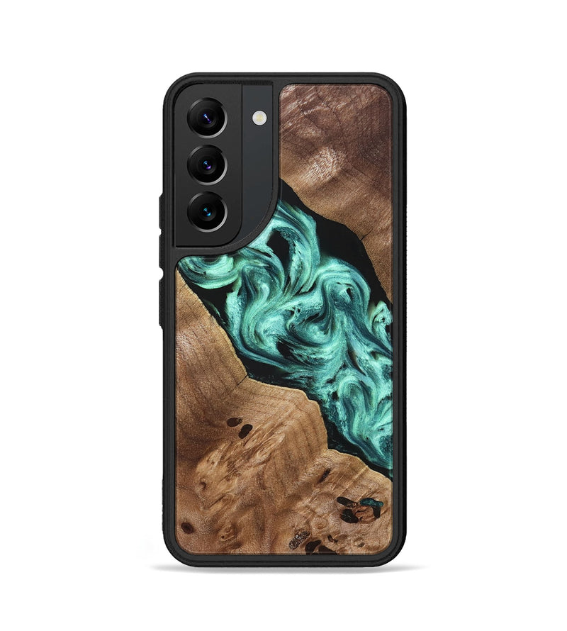Galaxy S22 Wood Phone Case - Madge (Green, 824581)