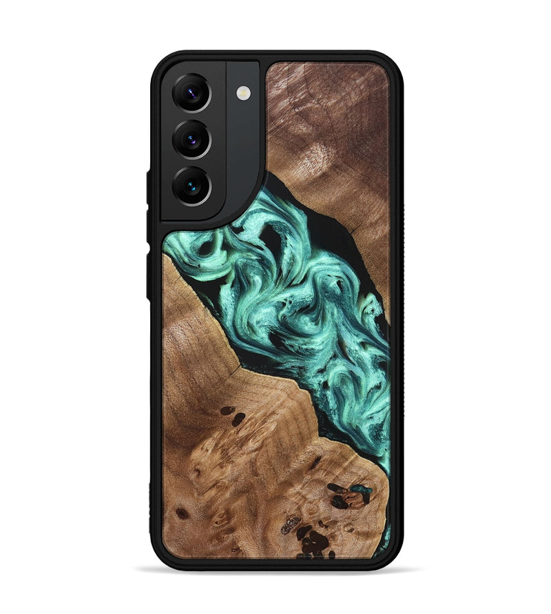 Galaxy S22 Plus Wood Phone Case - Madge (Green, 824581)