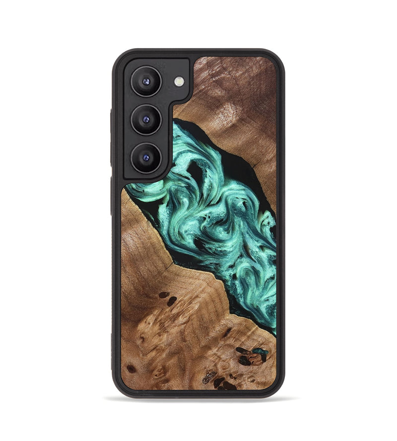 Galaxy S23 Wood Phone Case - Madge (Green, 824581)