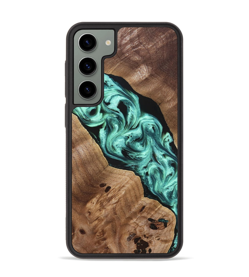 Galaxy S23 Plus Wood Phone Case - Madge (Green, 824581)