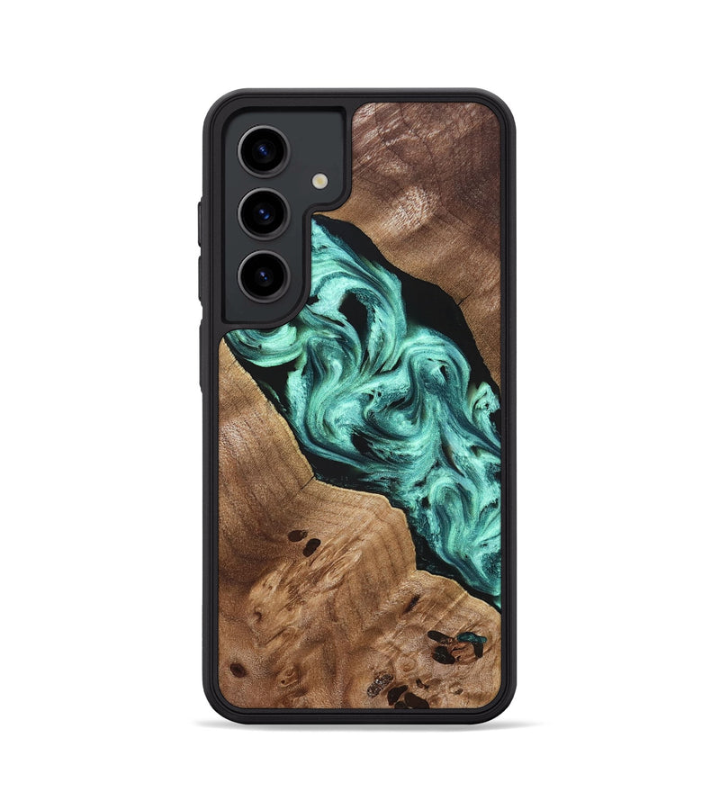 Galaxy S24 Wood Phone Case - Madge (Green, 824581)