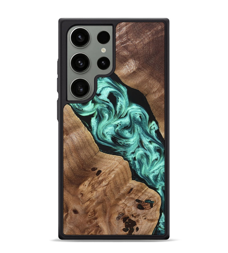 Galaxy S24 Ultra Wood Phone Case - Madge (Green, 824581)