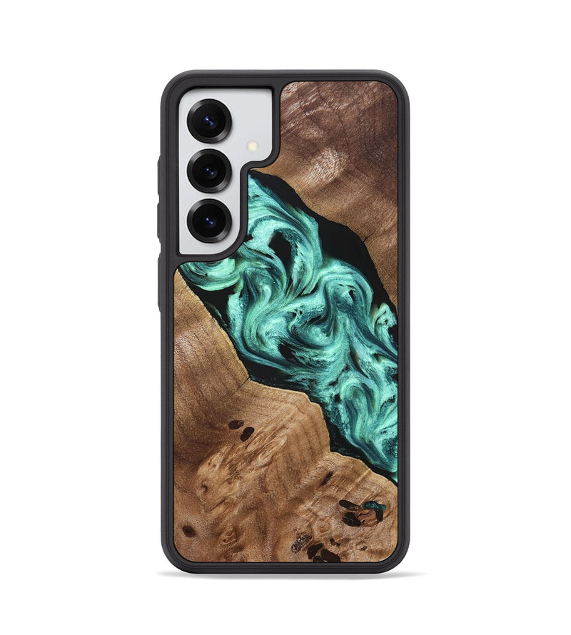 Galaxy S25 Wood Phone Case - Madge (Green, 824581)