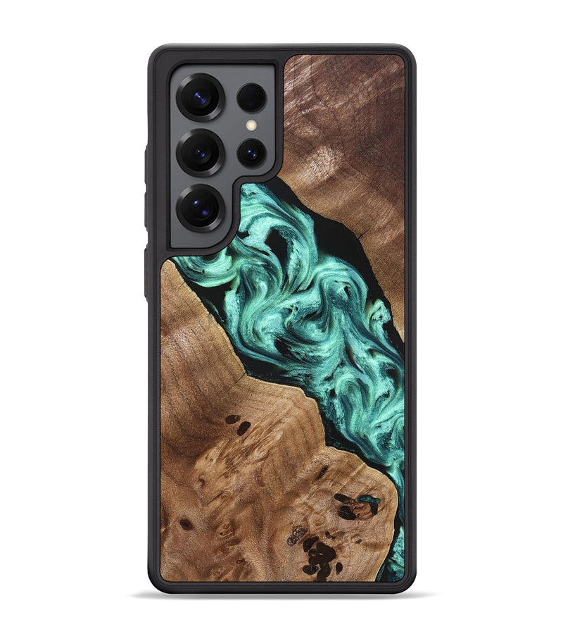 Galaxy S25 Ultra Wood Phone Case - Madge (Green, 824581)