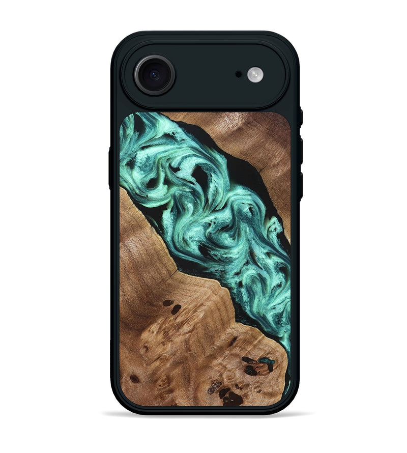 iPhone 17 Air Wood Phone Case - Madge (Green, 824581)