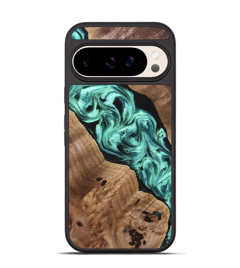 Pixel 10 Wood Phone Case - Madge (Green, 824581)