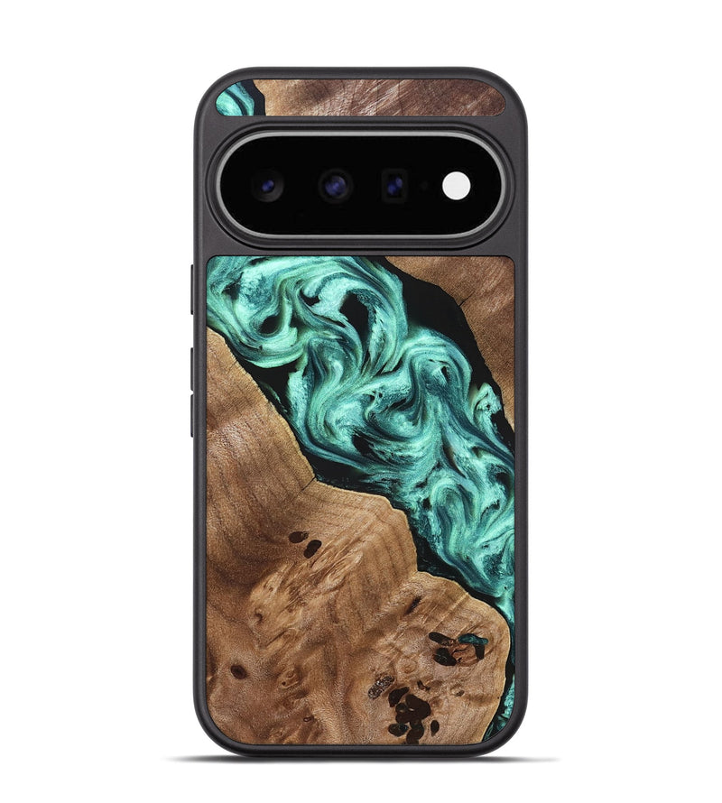 Pixel 11 Wood Phone Case - Madge (Green, 824581)