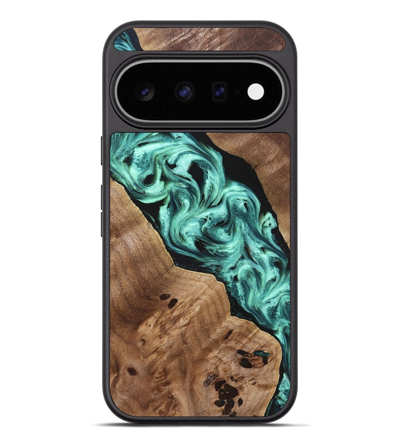 Pixel 11 Pro XL Wood Phone Case - Madge (Green, 824581)