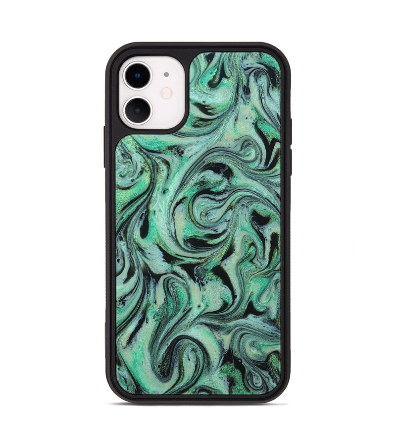 iPhone 11 ResinArt Phone Case - Garland (Green, 824583)