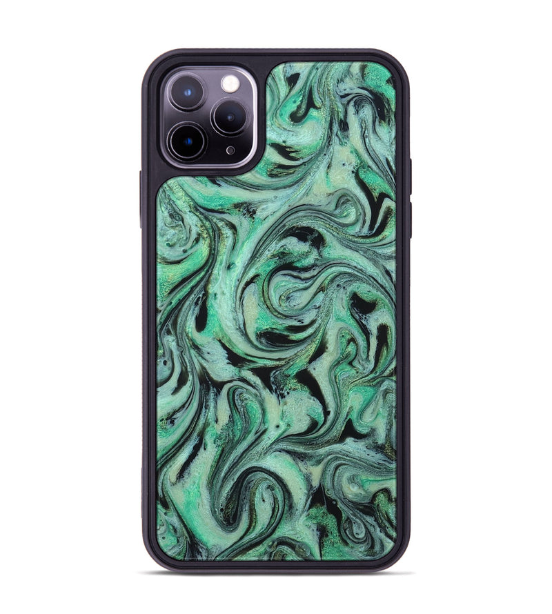 iPhone 11 Pro Max ResinArt Phone Case - Garland (Green, 824583)