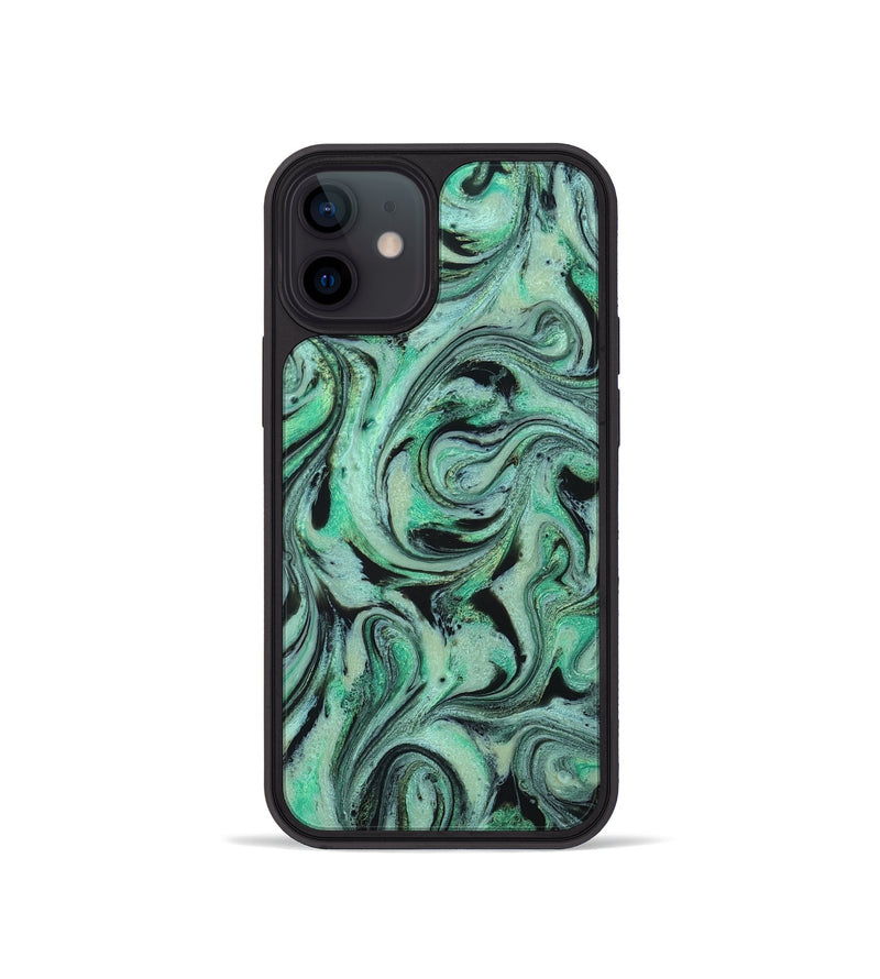 iPhone 12 mini ResinArt Phone Case - Garland (Green, 824583)