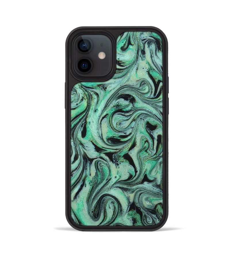 iPhone 12 ResinArt Phone Case - Garland (Green, 824583)