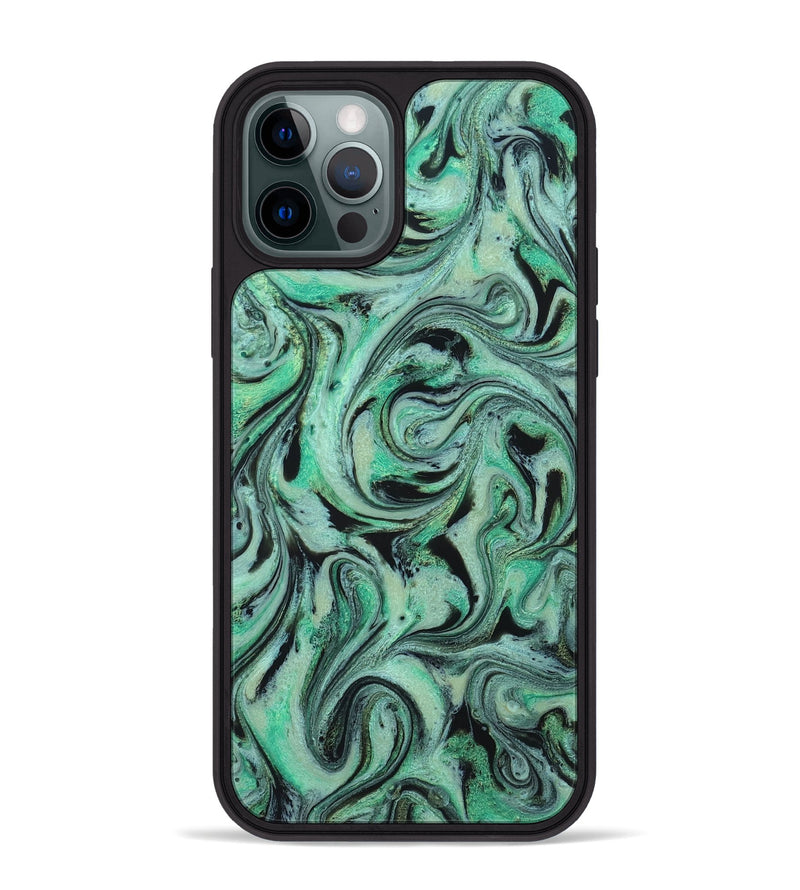 iPhone 12 Pro Max ResinArt Phone Case - Garland (Green, 824583)