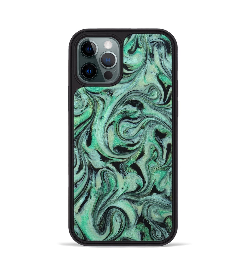 iPhone 12 Pro ResinArt Phone Case - Garland (Green, 824583)