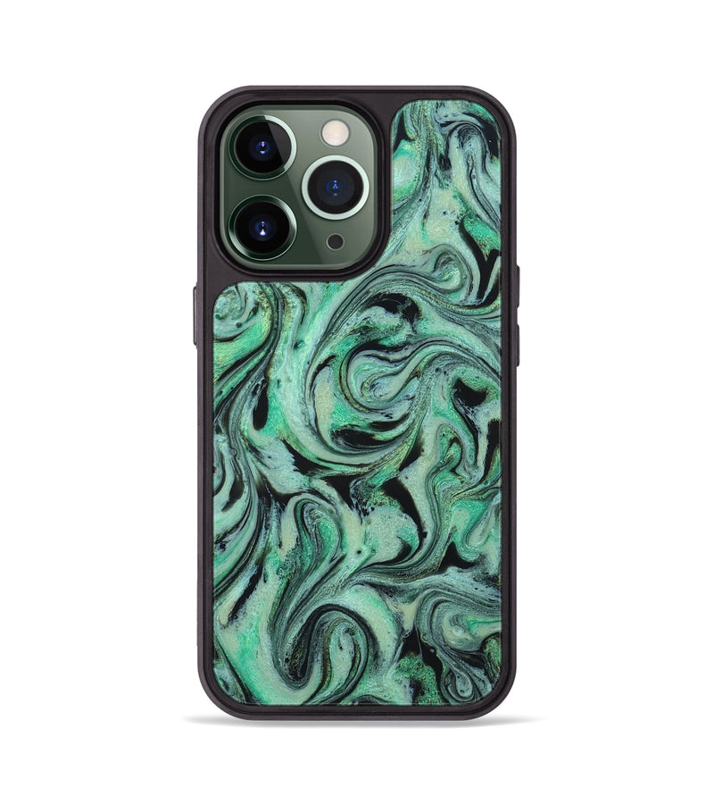 iPhone 13 Pro ResinArt Phone Case - Garland (Green, 824583)