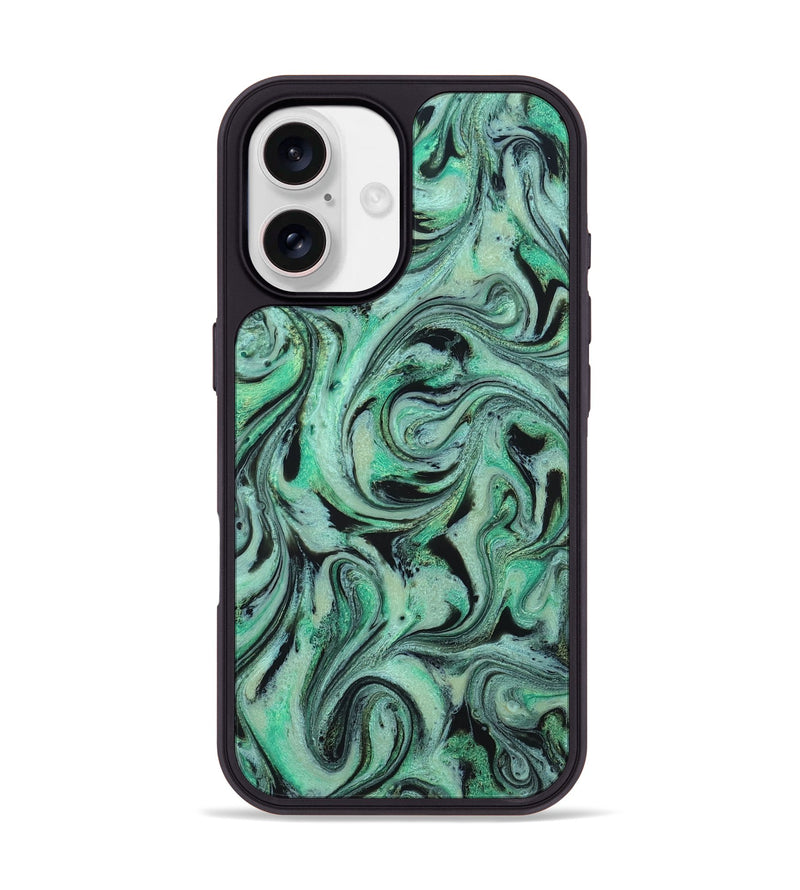 iPhone 17 ResinArt Phone Case - Garland (Green, 824583)