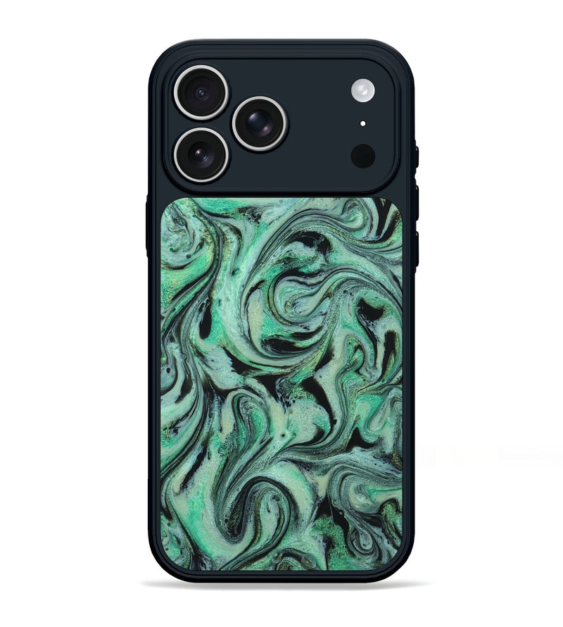 iPhone 17 Pro Max ResinArt Phone Case - Garland (Green, 824583)