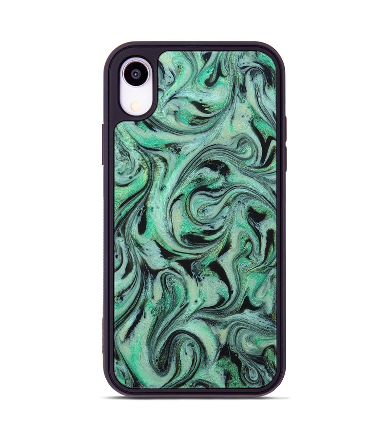 iPhone Xr ResinArt Phone Case - Garland (Green, 824583)