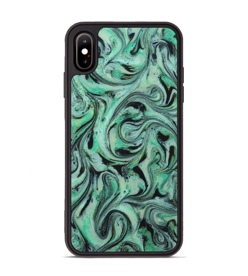 iPhone Xs Max ResinArt Phone Case - Garland (Green, 824583)