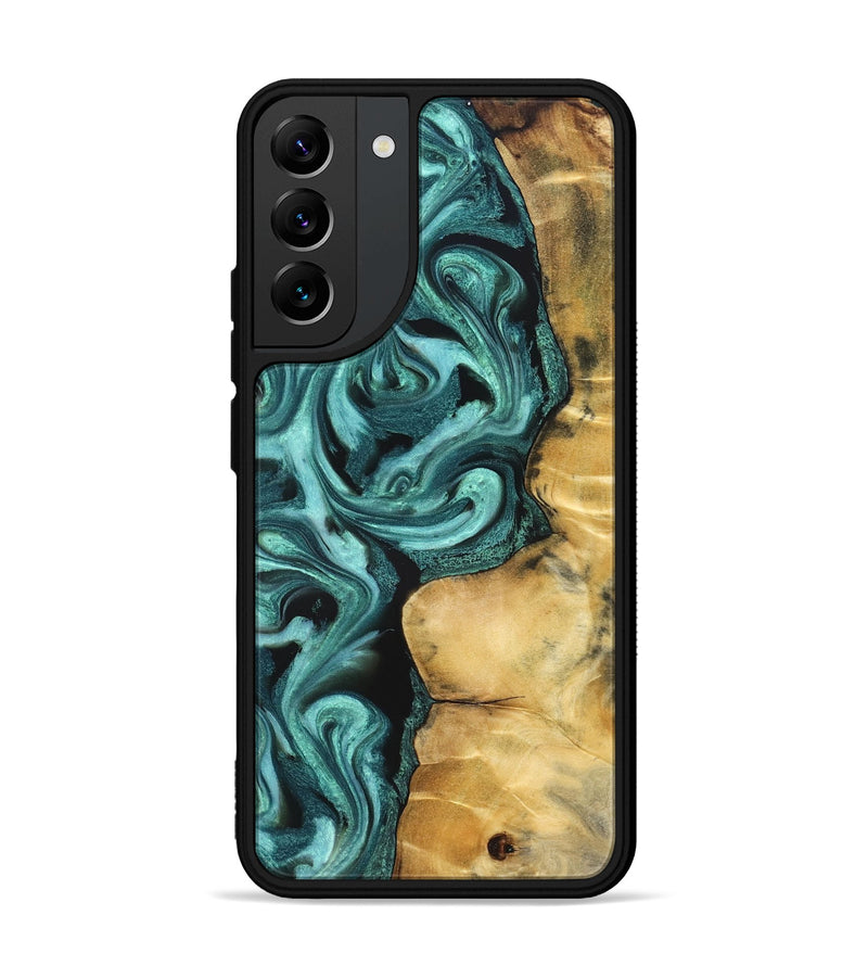 Galaxy S22 Plus Wood Phone Case - Andi (Green, 824586)