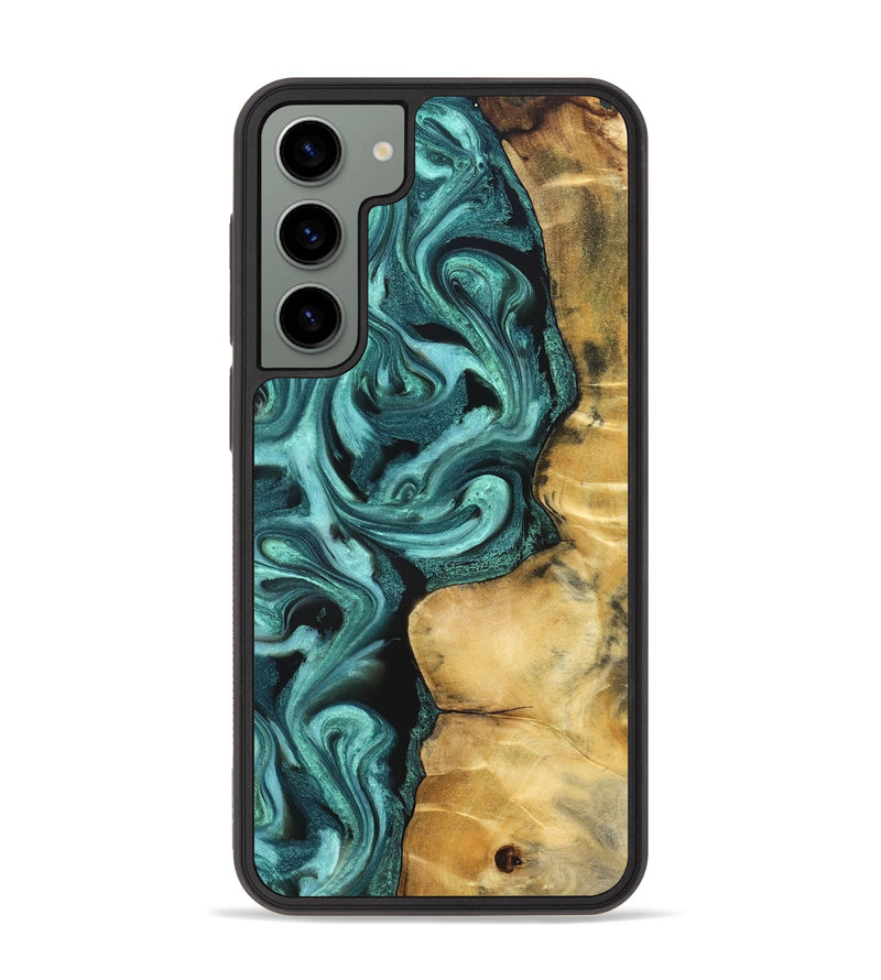 Galaxy S23 Plus Wood Phone Case - Andi (Green, 824586)